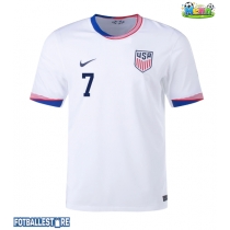 Forente Stater Giovanni Reyna #7 Hjemmedrakt Copa America 2024 Kortermet